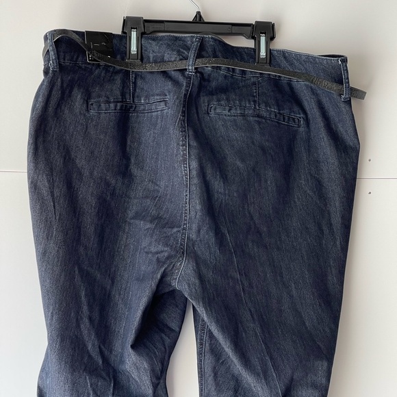 Torrid Jeans Glitter Belt Denim Bootcut Jeans Stretch Relaxed Plus Size 24R - Picture 8 of 16